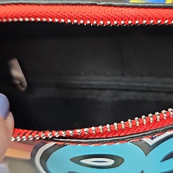 Graffiti Print Wide Shoulder Strap Shoulder Bag Fanny Pack Belt Bag. NWOT - Picture 9 of 14